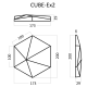 cube 3D панель из гипса