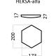 HEKSA 3D панель из гипса