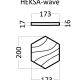 HEKSA 3D панель из гипса