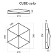 CUBE platinum 3D панель из гипса