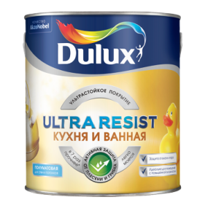 Краска для ванны и кухни Dulux Ultra Resist матовая