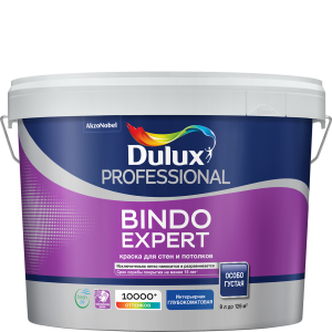 Глубокоматовая краска для стен и потолков Bindo Expert